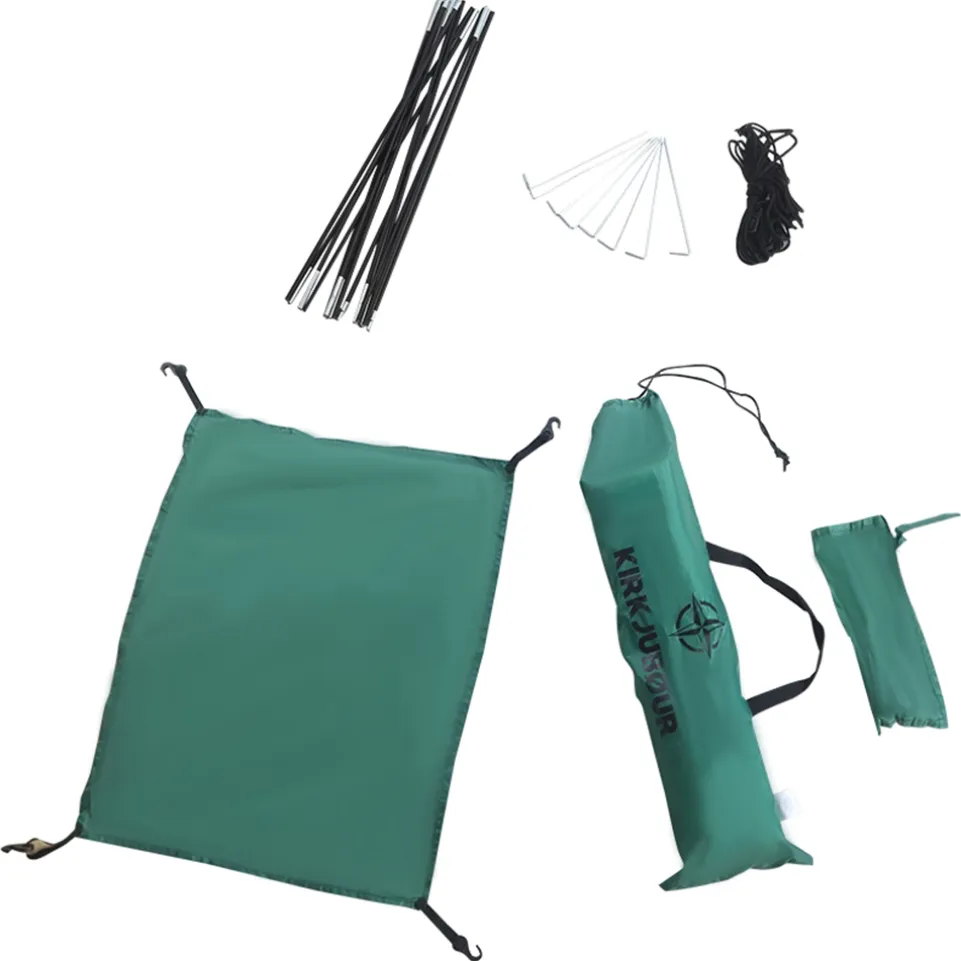 KIRKJUBØUR® "Vindr" 1 Person-Camping-Zelt grün