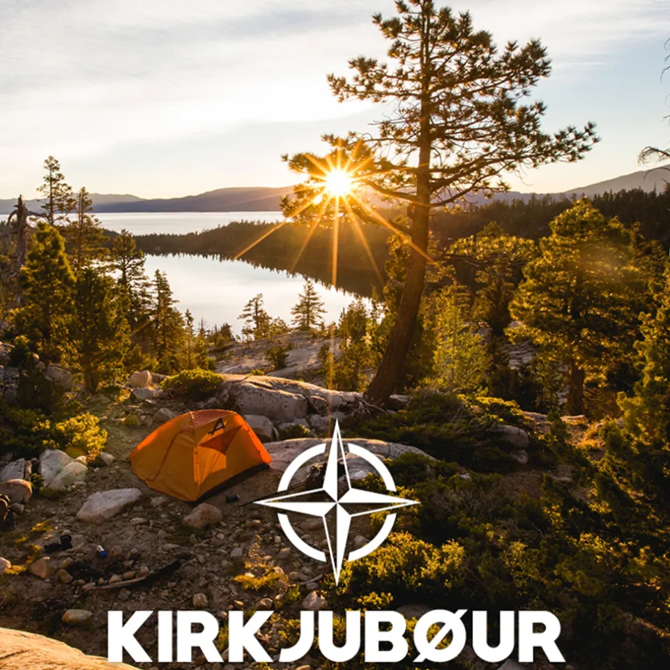 KIRKJUBØUR® "Vindr" 1 Person-Camping-Zelt grün
