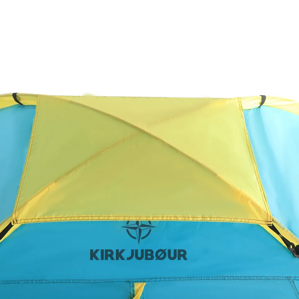 KIRKJUBØUR® "Vindr" 1 Person-Camping-Zelt türkis