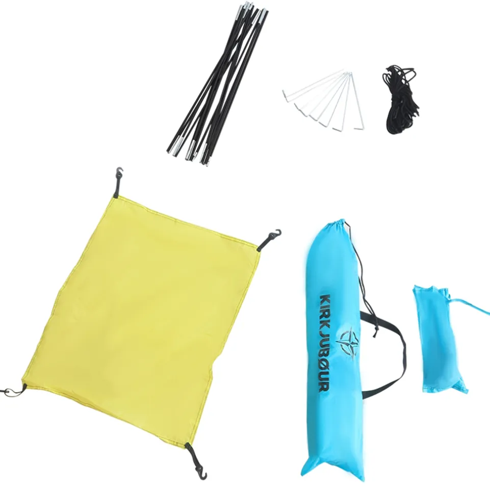 KIRKJUBØUR® "Vindr" 1 Person-Camping-Zelt türkis