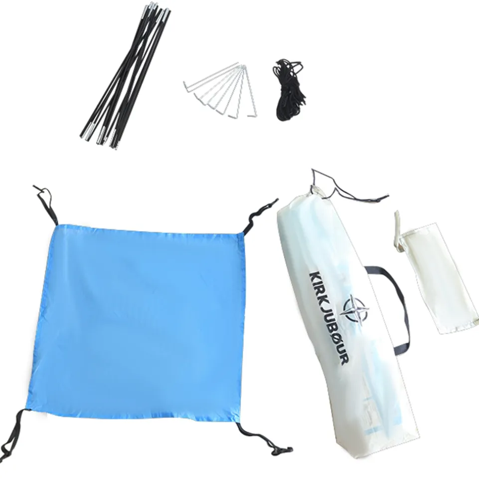 KIRKJUBØUR® "Vindr" 2 Personen-Camping-Zelt weiß