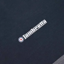 Lambretta Contrast Panel Herren Polo-Shirt SS1219-NAVY