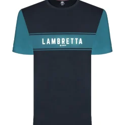 Lambretta Coral Herren T-Shirt SS9819-NVY/BLUCRL