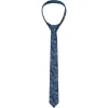 Lambretta Paisley Herren Strickkrawatte und Einstecktuch LAMAW2314-NAVY