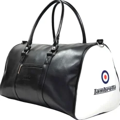Lambretta Retro Sports Large Bag Tasche 28 x 49 x 25 T20064L-BLK/WHT