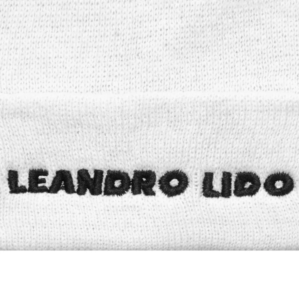 LEANDRO LIDO "Callata" Beanie Wintermütze weiß