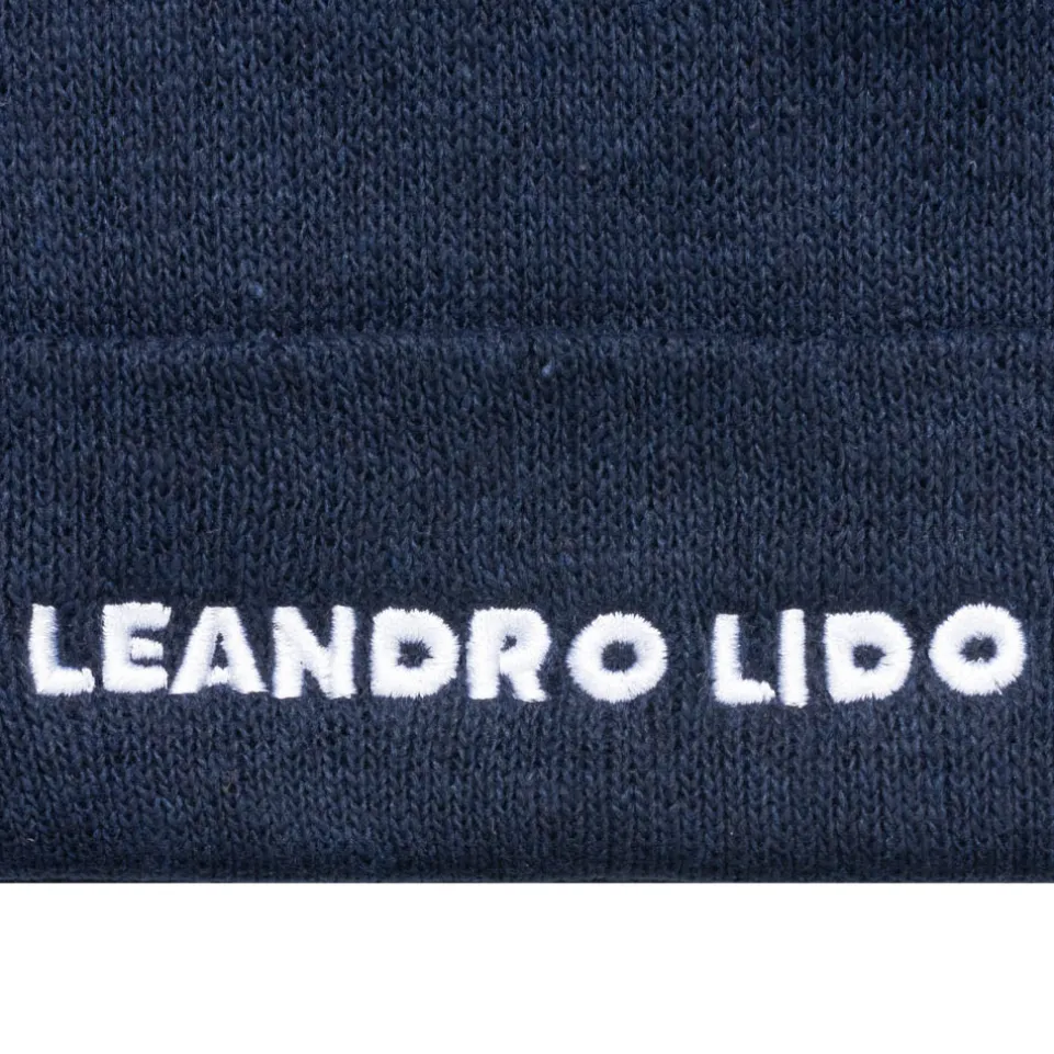 LEANDRO LIDO "Callata" Beanie Wintermütze navy