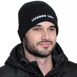 LEANDRO LIDO "Callata" Beanie Wintermütze schwarz