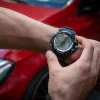 LEANDRO LIDO "Monza" Unisex Sport Uhr schwarz weiß