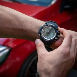 LEANDRO LIDO "Monza" Unisex Sport Uhr schwarz weiß