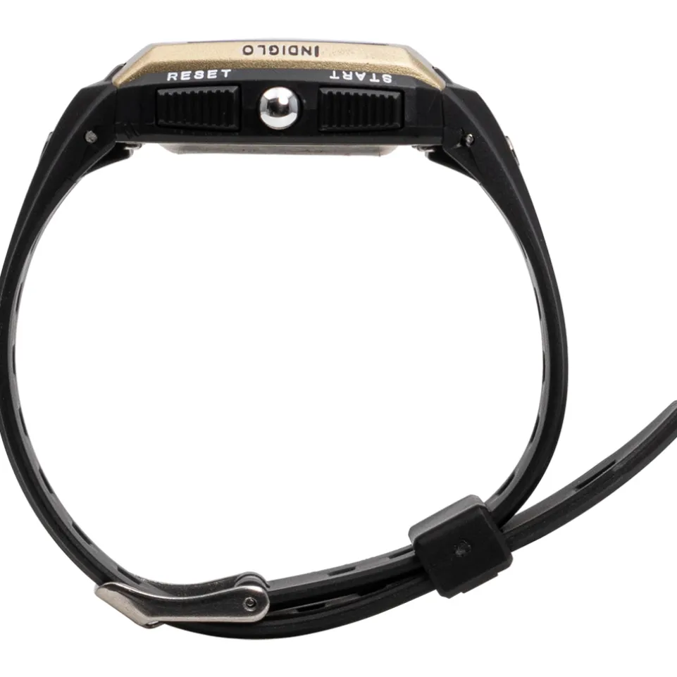 LEANDRO LIDO "Sterpeto" Unisex Sport Uhr gold/schwarz