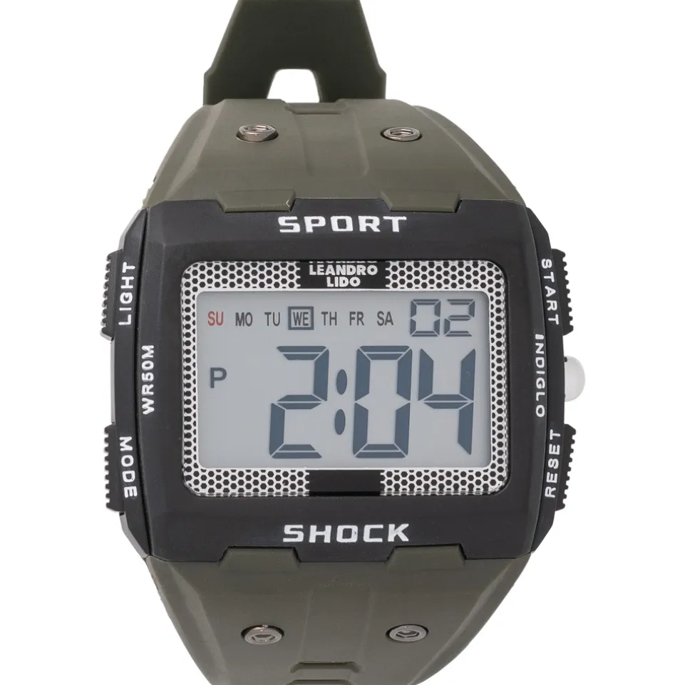 LEANDRO LIDO "Sterpeto" Unisex Sport Uhr grün