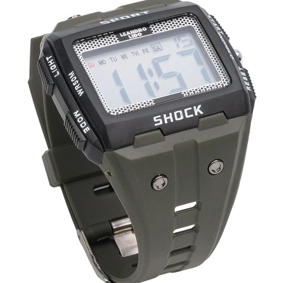 LEANDRO LIDO "Sterpeto" Unisex Sport Uhr grün