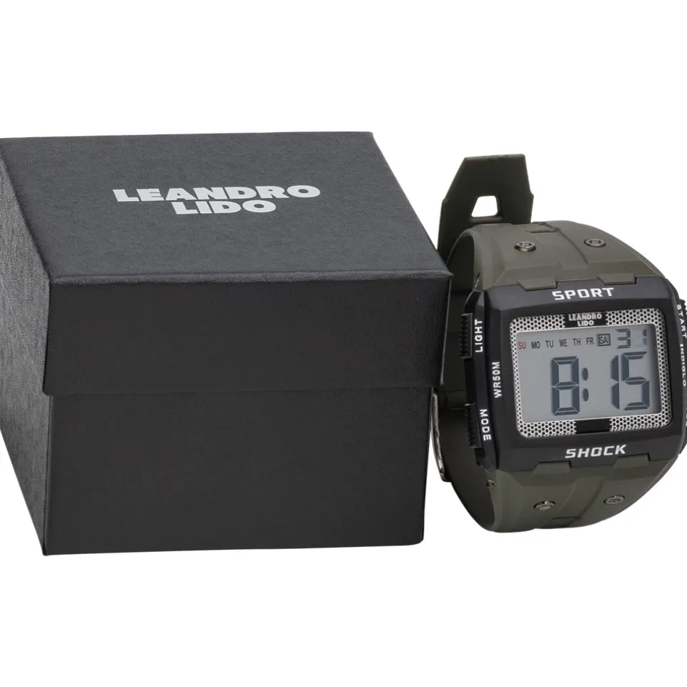 LEANDRO LIDO "Sterpeto" Unisex Sport Uhr grün