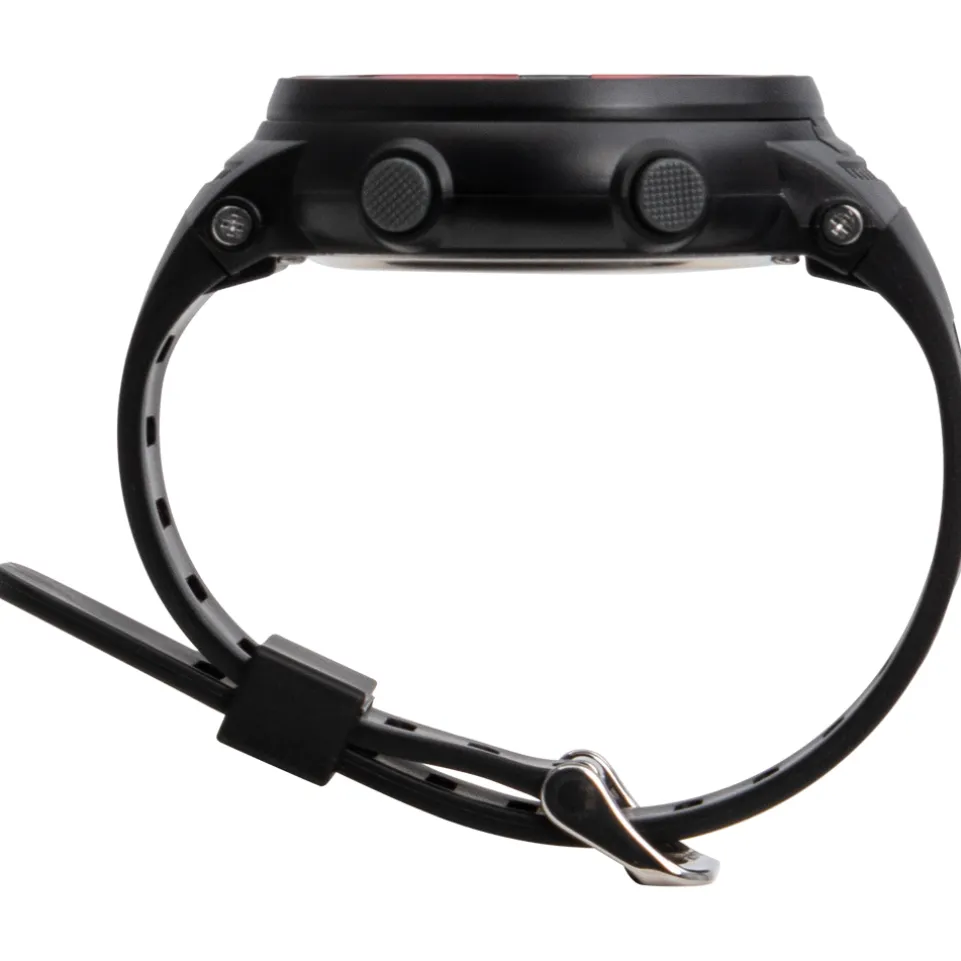 LEANDRO LIDO "Vernazza" Unisex Sport Uhr schwarz/rot