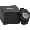LEANDRO LIDO "Vescia" Unisex Sport Uhr schwarz/grün