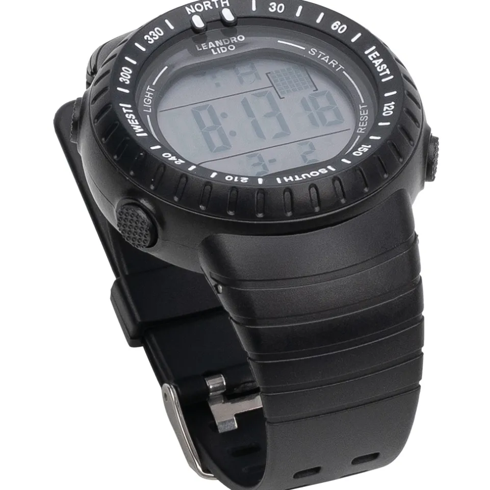 LEANDRO LIDO "Vescia" Unisex Sport Uhr schwarz/weiß