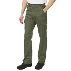 Lee Cooper Herren Cargo Arbeitshose khaki LCPNT205-KHA
