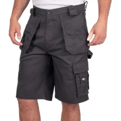 Lee Cooper Holster Pocket Workwear Herren Arbeitsshort grau LCSHO810-GRY