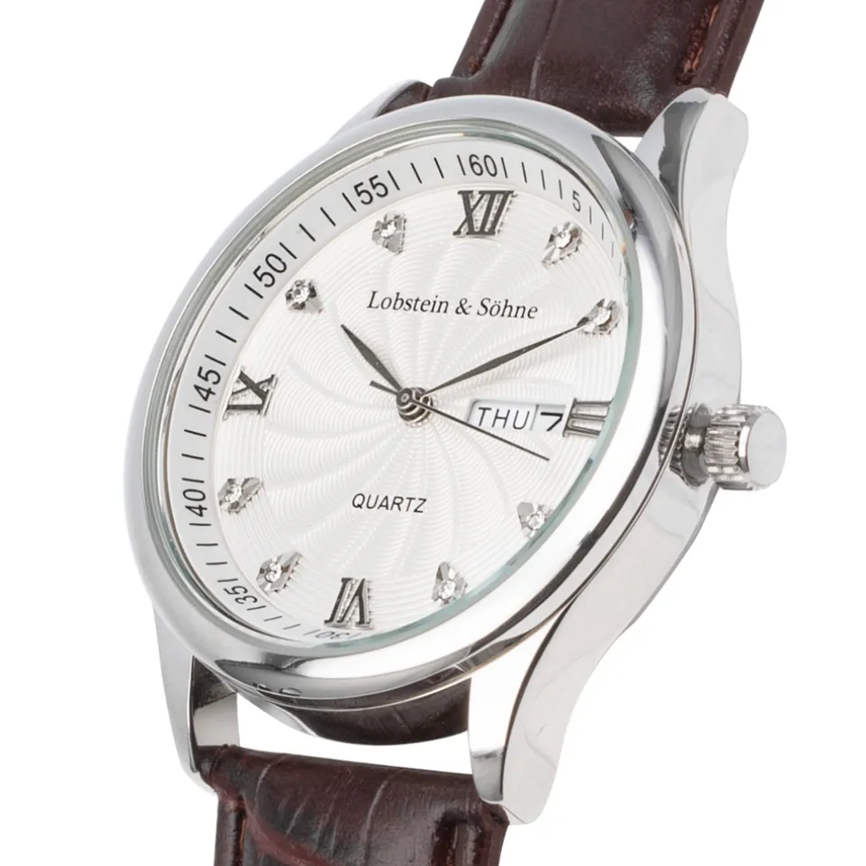 Lobstein & Söhne® "Augustus" Uhr braun