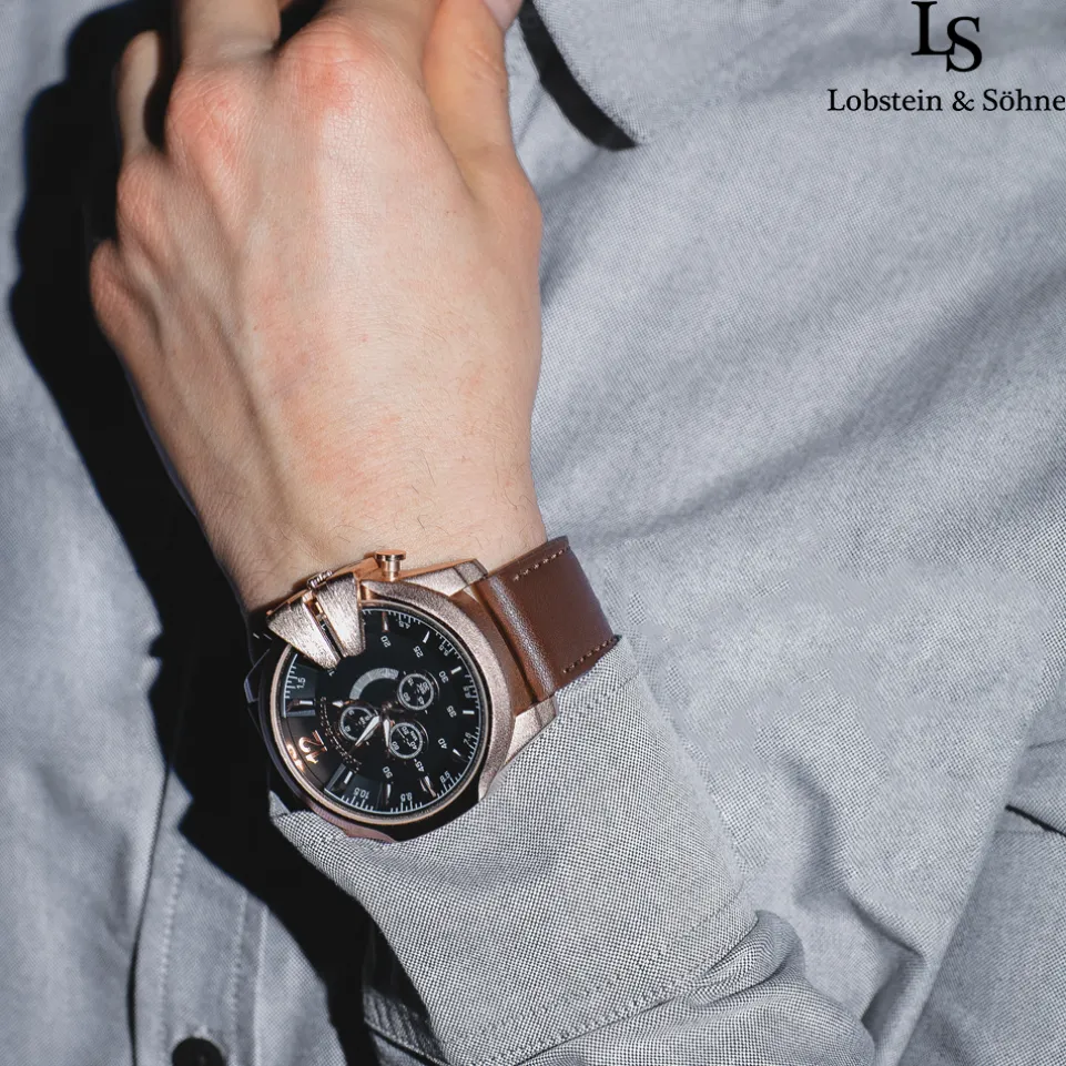 Lobstein & Söhne® "Fridolin" Uhr braun