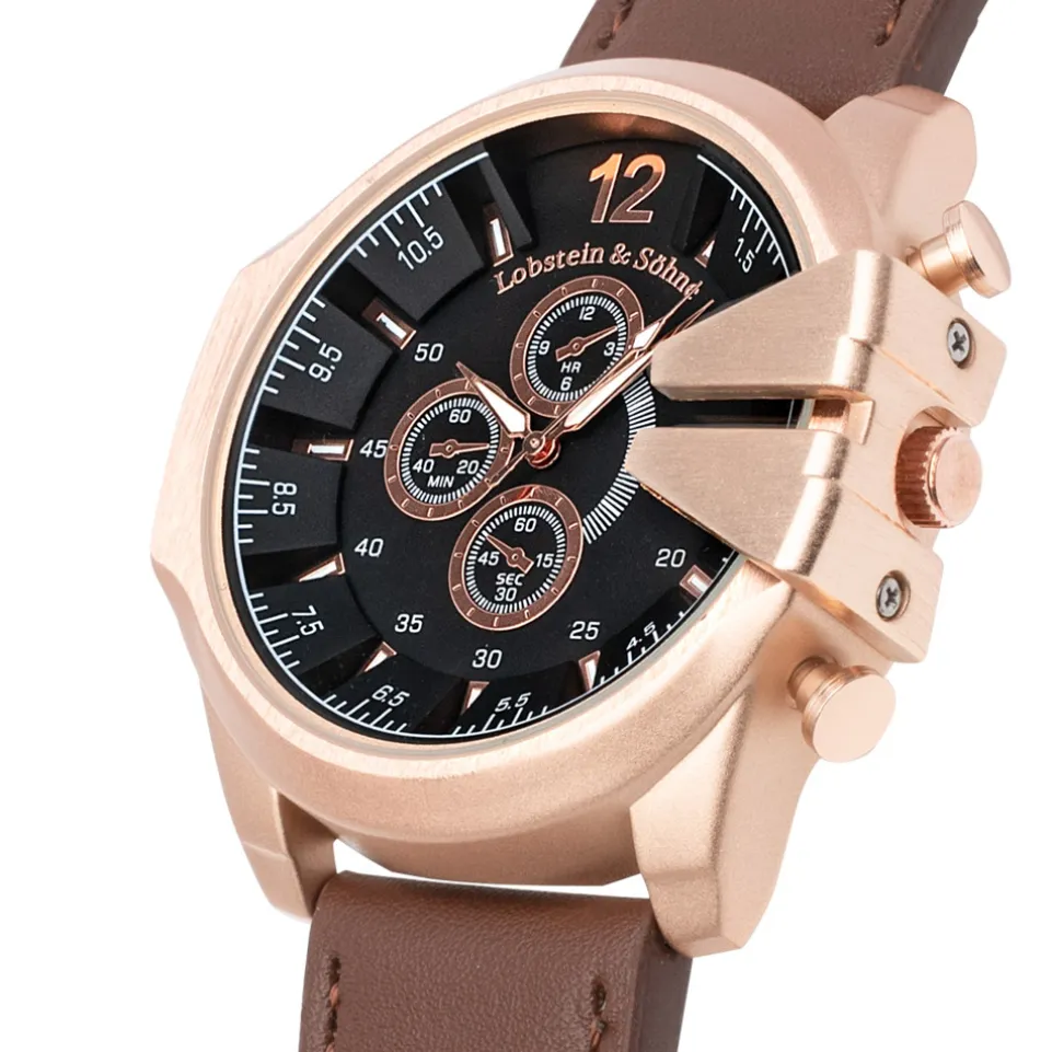 Lobstein & Söhne® "Fridolin" Uhr braun