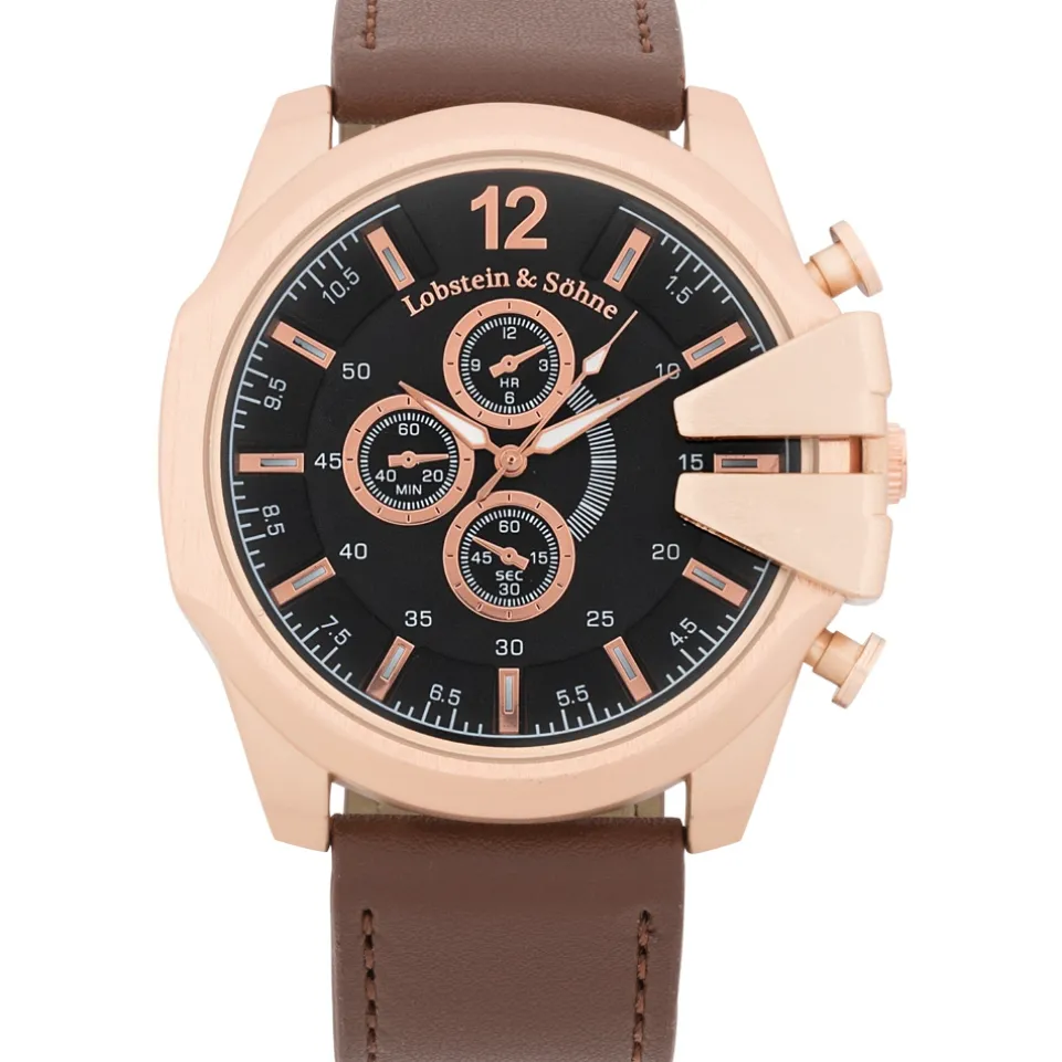 Lobstein & Söhne® "Fridolin" Uhr braun