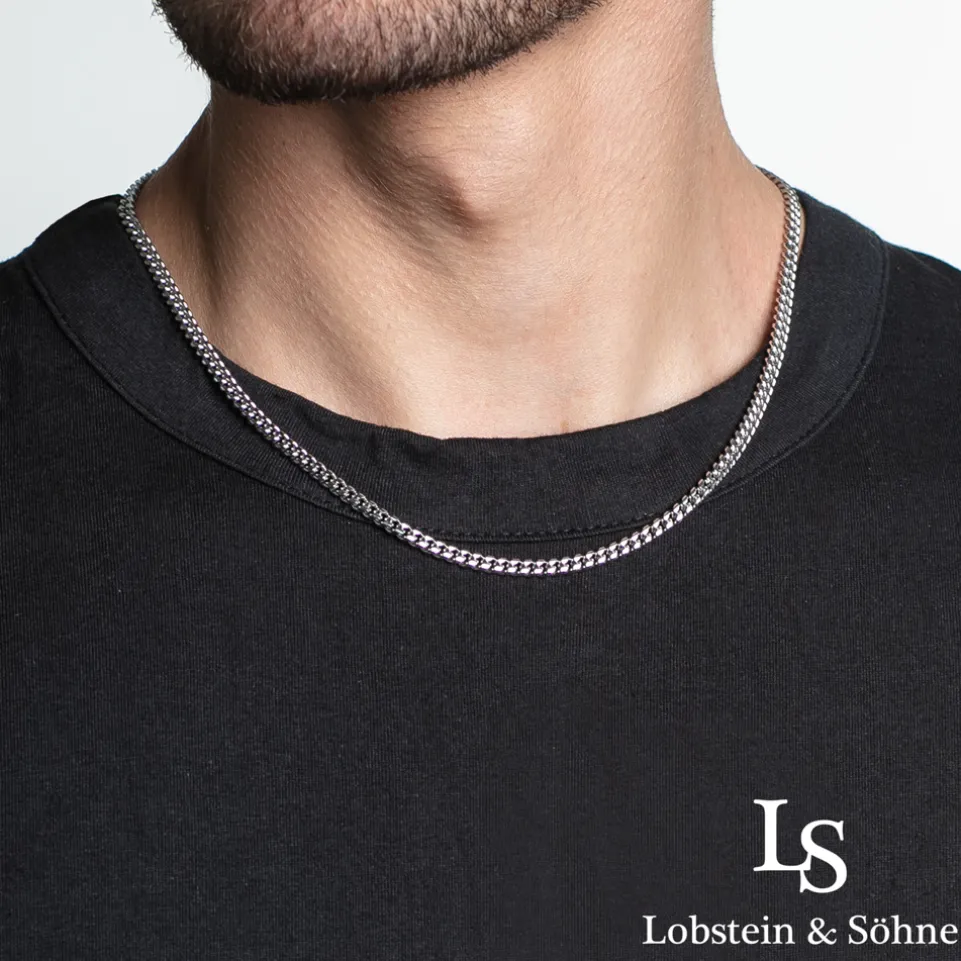 Lobstein & Söhne "Friedrich" Herren Kette silber