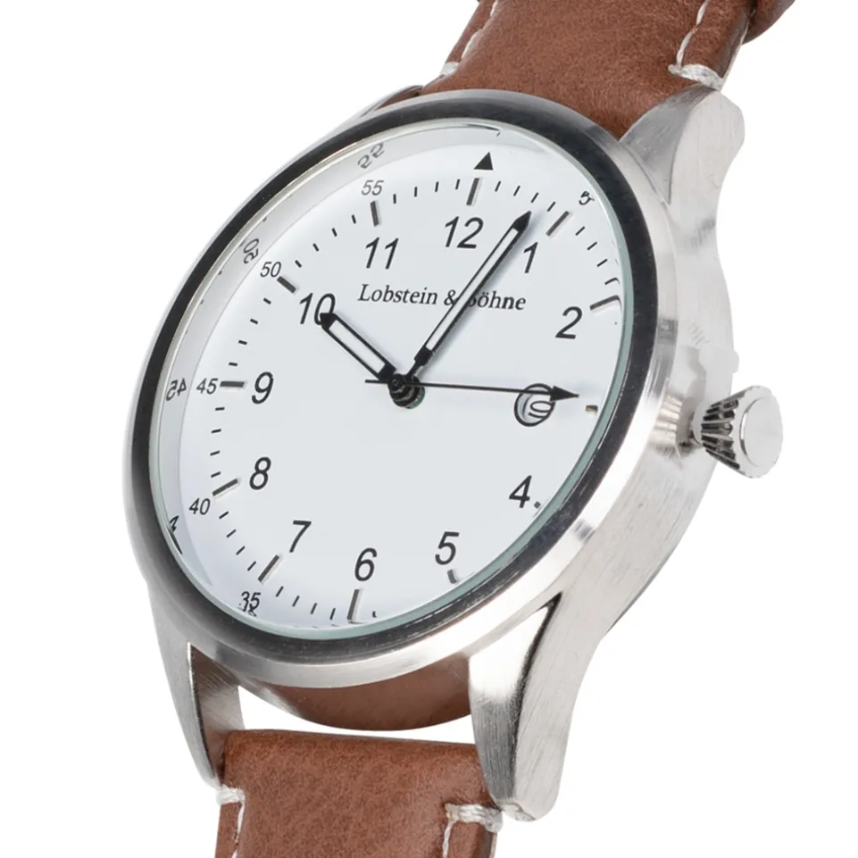 Lobstein & Söhne® "Gustav" Uhr braun