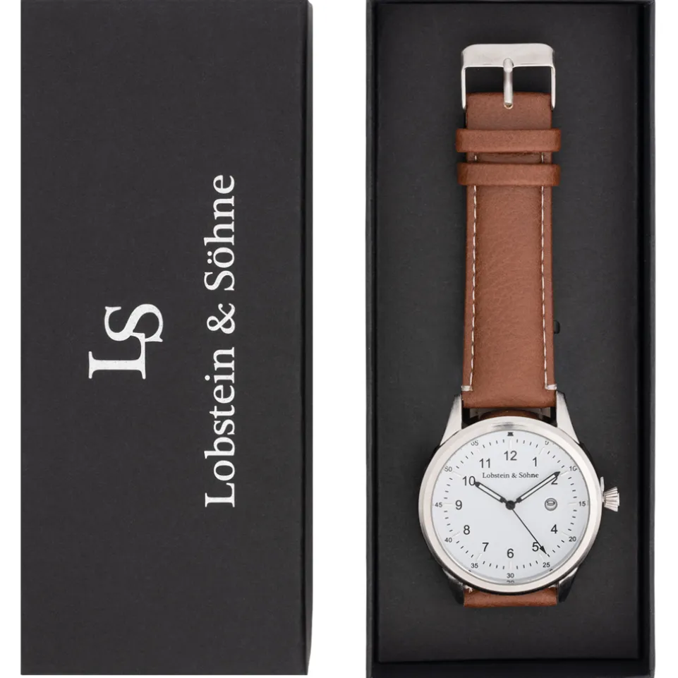 Lobstein & Söhne® "Gustav" Uhr braun