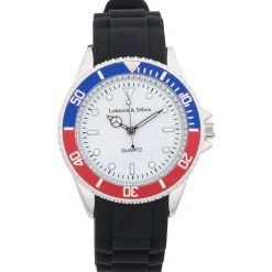Lobstein & Söhne® "Konstantin" Uhr blau/rot