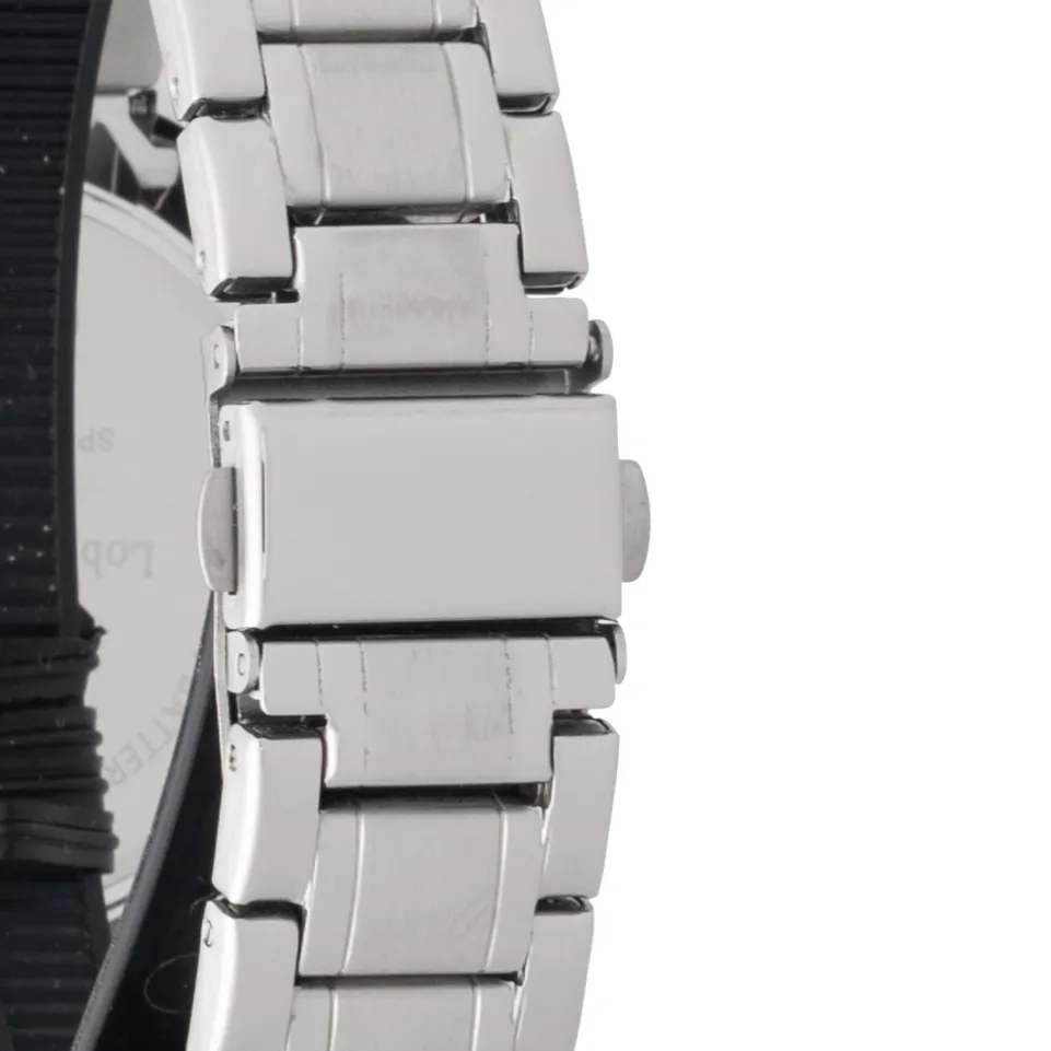 Lobstein & Söhne® "Leopold" Uhr silber/schwarz