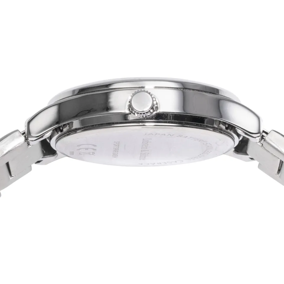 Lobstein & Söhne® "Leopold" Uhr silber/schwarz