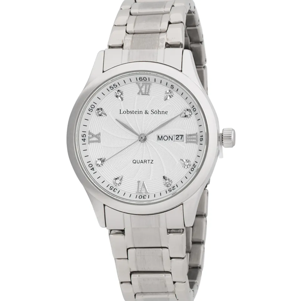 Lobstein & Söhne® "Leopold" Uhr silber/weiß