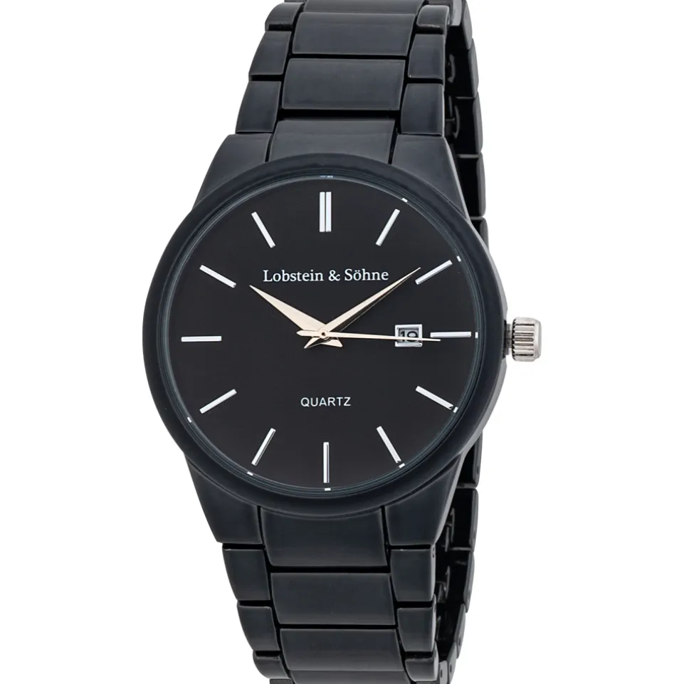 Lobstein & Söhne® "Oskar" Uhr schwarz