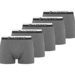 Lotto Retro Herren Boxershorts 5er-Pack anthrazit MBXY10001REW-ANTRA