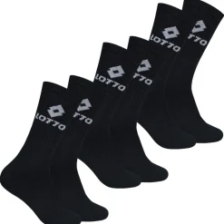 Lotto Sportsocken Unisex 3 Paar schwarz MSKZ10029-Black