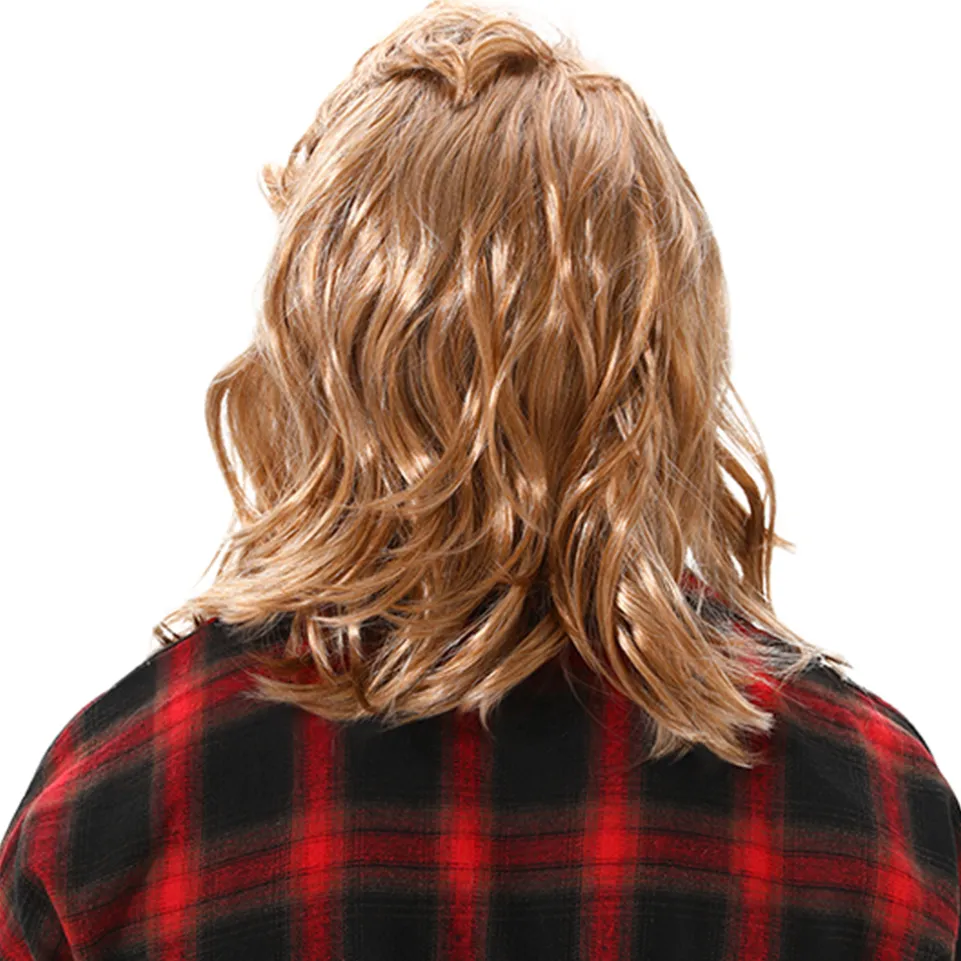 MAASKANTJE "Mongo" Retro Mullet Vokuhila Perücke blond