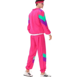 MAASKANTJE "Robby" Retro 90er Jahre Trainingsanzug Kostüm pink