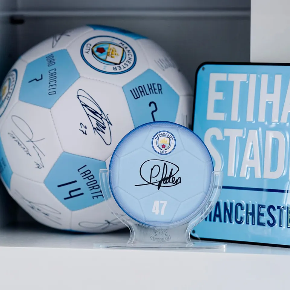 Manchester City Phil Foden #47 Fußball Sammlerstück 14 cm 850032256292