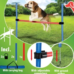 maxxpro Agility Spring Stick - Set Agility für Hunde 47432