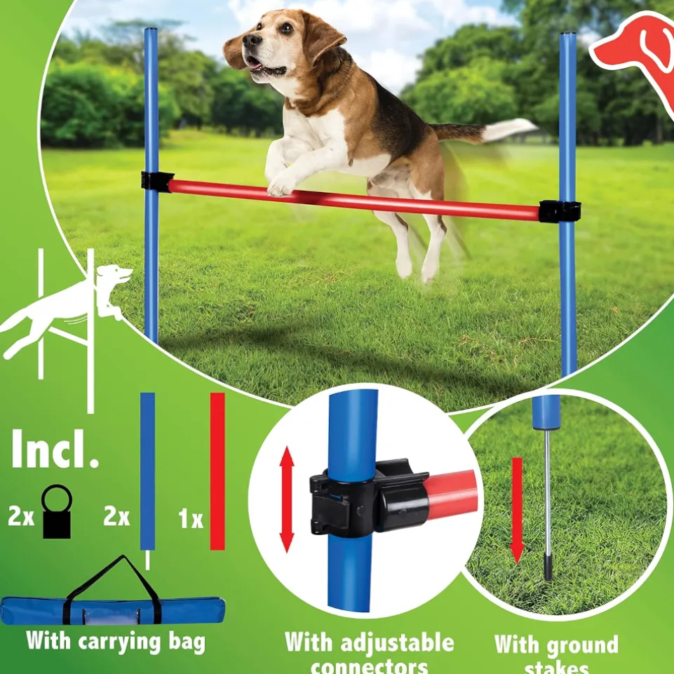 maxxpro Agility Spring Stick - Set Agility für Hunde 47432