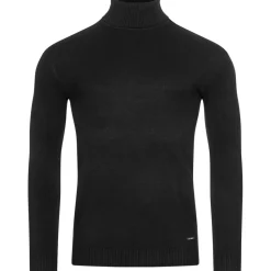 MONT EMILIAN "Le Mans" Herren Rollkragenpullover schwarz