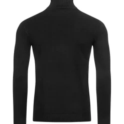 MONT EMILIAN "Le Mans" Herren Rollkragenpullover schwarz