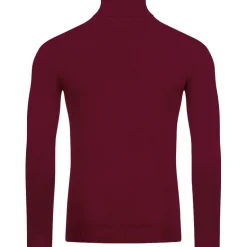 MONT EMILIAN "Le Mans" Herren Rollkragenpullover weinrot