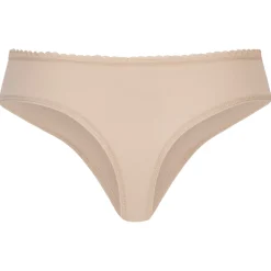 MONT EMILIAN "Nimes" Damen Tanga 6er-Pack beige