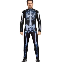 Mr. Skeleton Jumpsuit Herren Kostüm MIESEPETER®