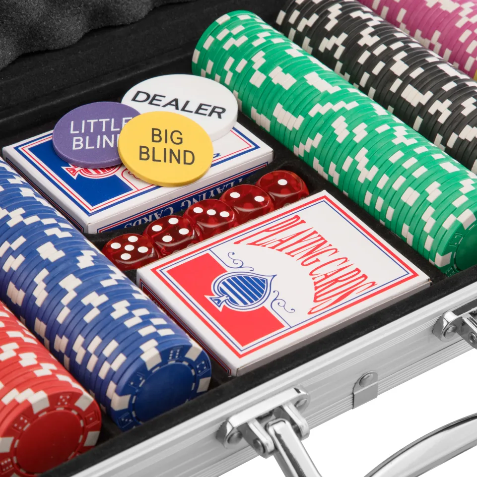 MUWO "All In" Pokerkoffer-Set mit 300 Chips