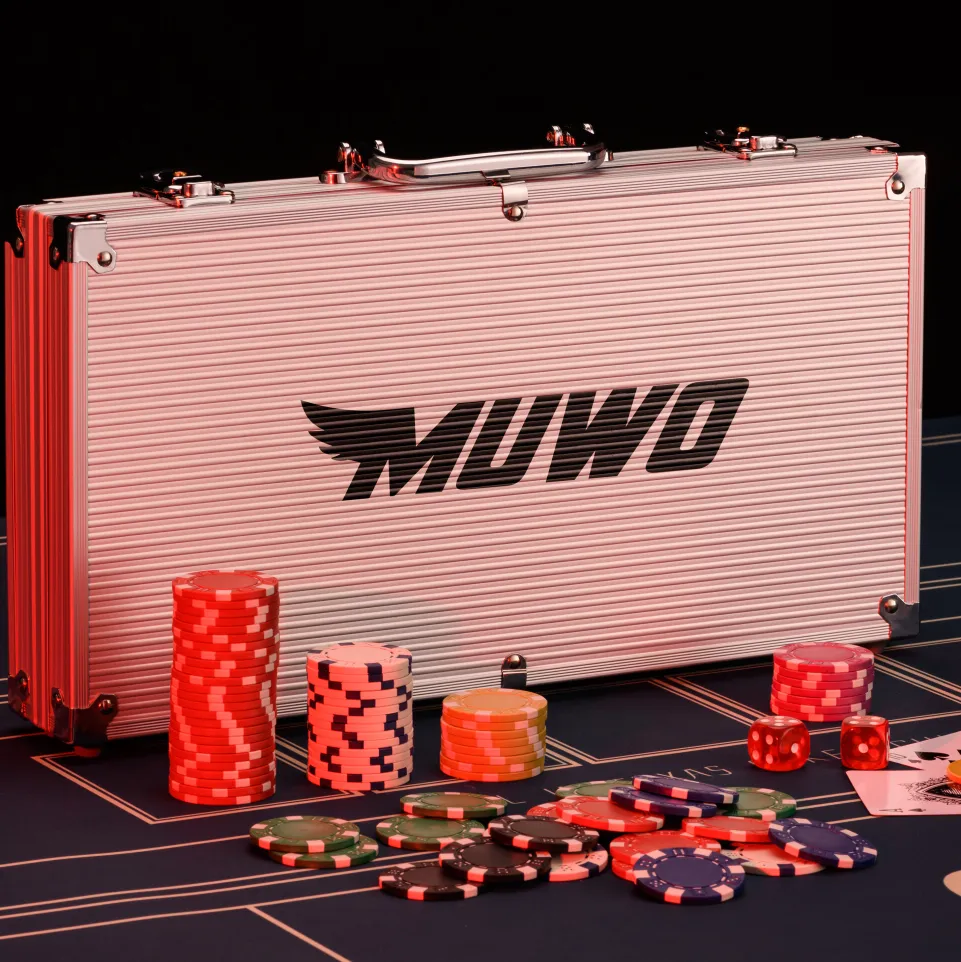 MUWO "All In" Pokerkoffer-Set mit 300 Chips