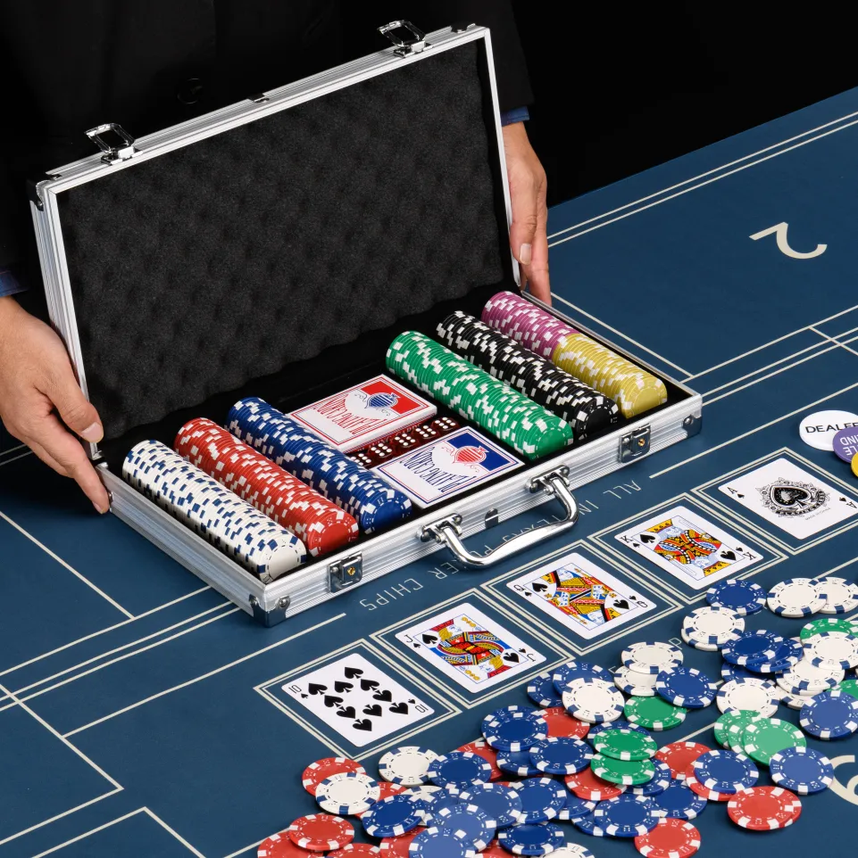 MUWO "All In" Pokerkoffer-Set mit 300 Chips